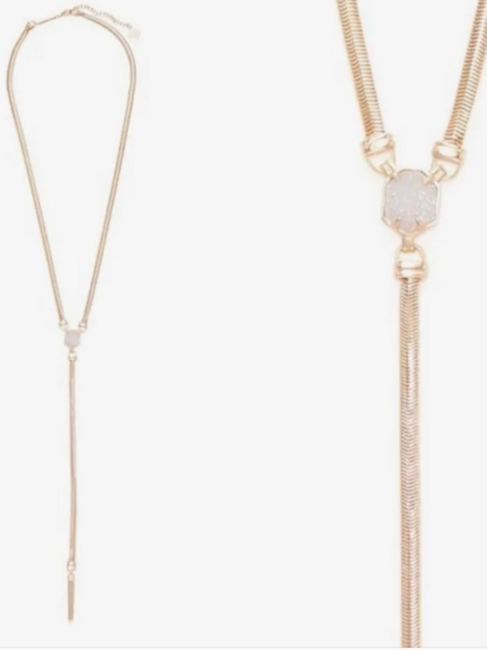 Kendra Scott Starla Y Necklace Gold Tone